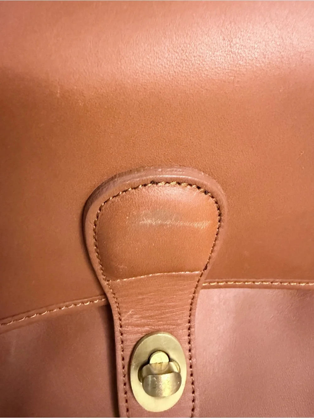 Coach Vintage Tan Prescott Laptop Portfolio Briefcase Bag